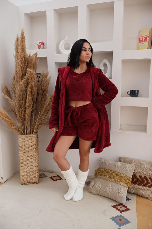Bliss in Maroon.