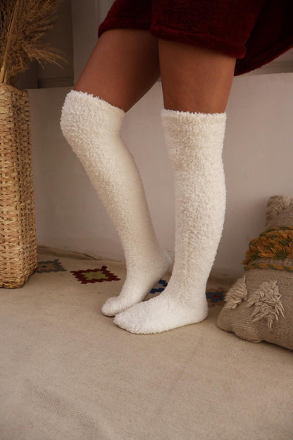 Fur socks.